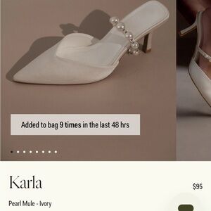 Meshki Pearl Mule - Ivory